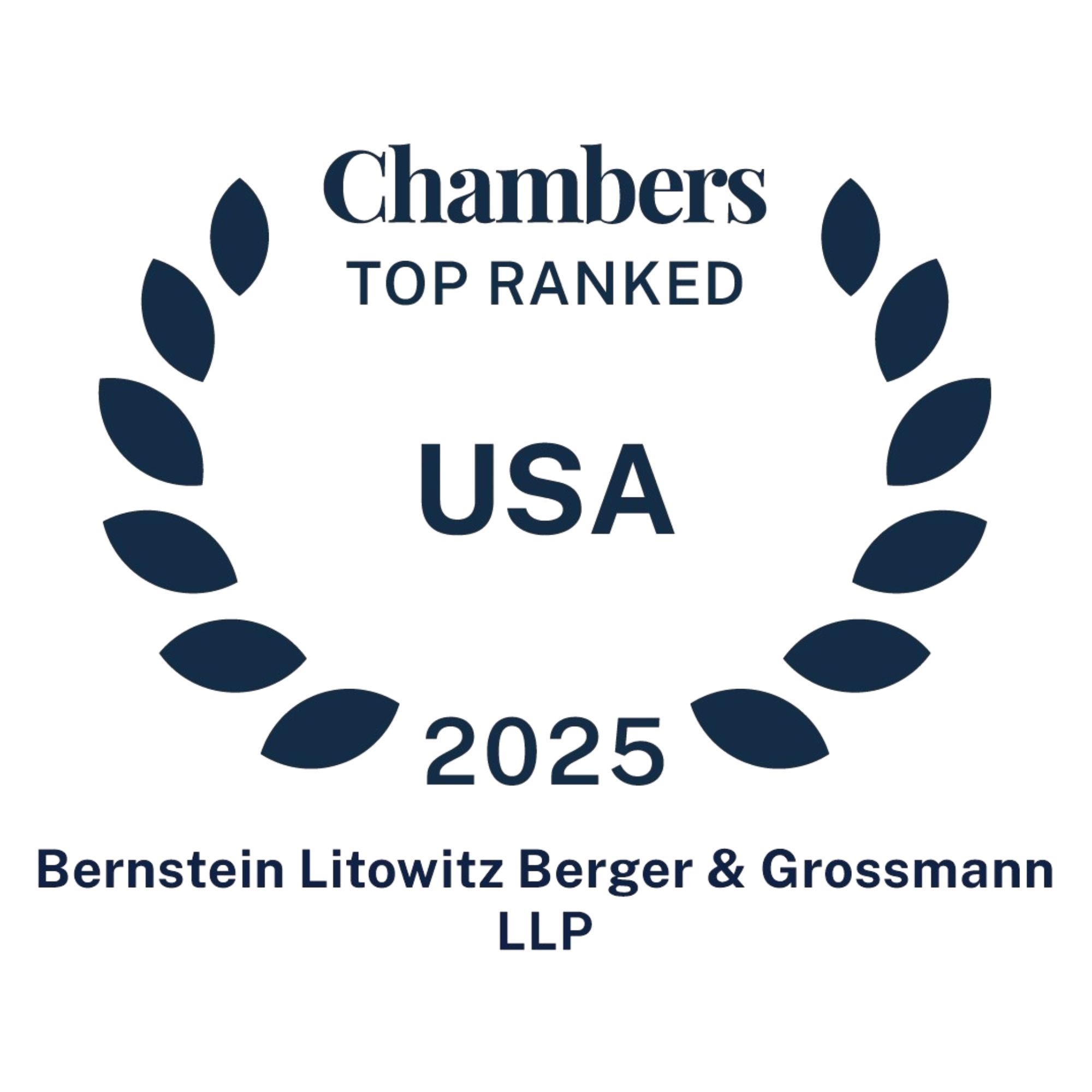 BLB&G Again Achieves Top Rankings for Securities Litigation and Delaware Chancery in <em>Chambers USA</em> 2025